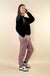 Acid Wash Fleece Joggers With Pockets - LECCE