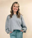 Acid Wash Oversized Fleece Pullover - LECCE