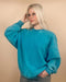 Acid Wash Oversized Fleece Pullover - LECCE