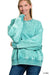 Acid Wash Oversized Fleece Pullover - LECCE