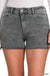 Acid Washed Frayed Cutoff Hem Shorts - LECCE