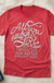 All You Need Is Love Valentine's Graphic Tee flat lay
