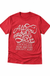 All You Need Is Love Valentine's Graphic Tee centered smaller on pure white background