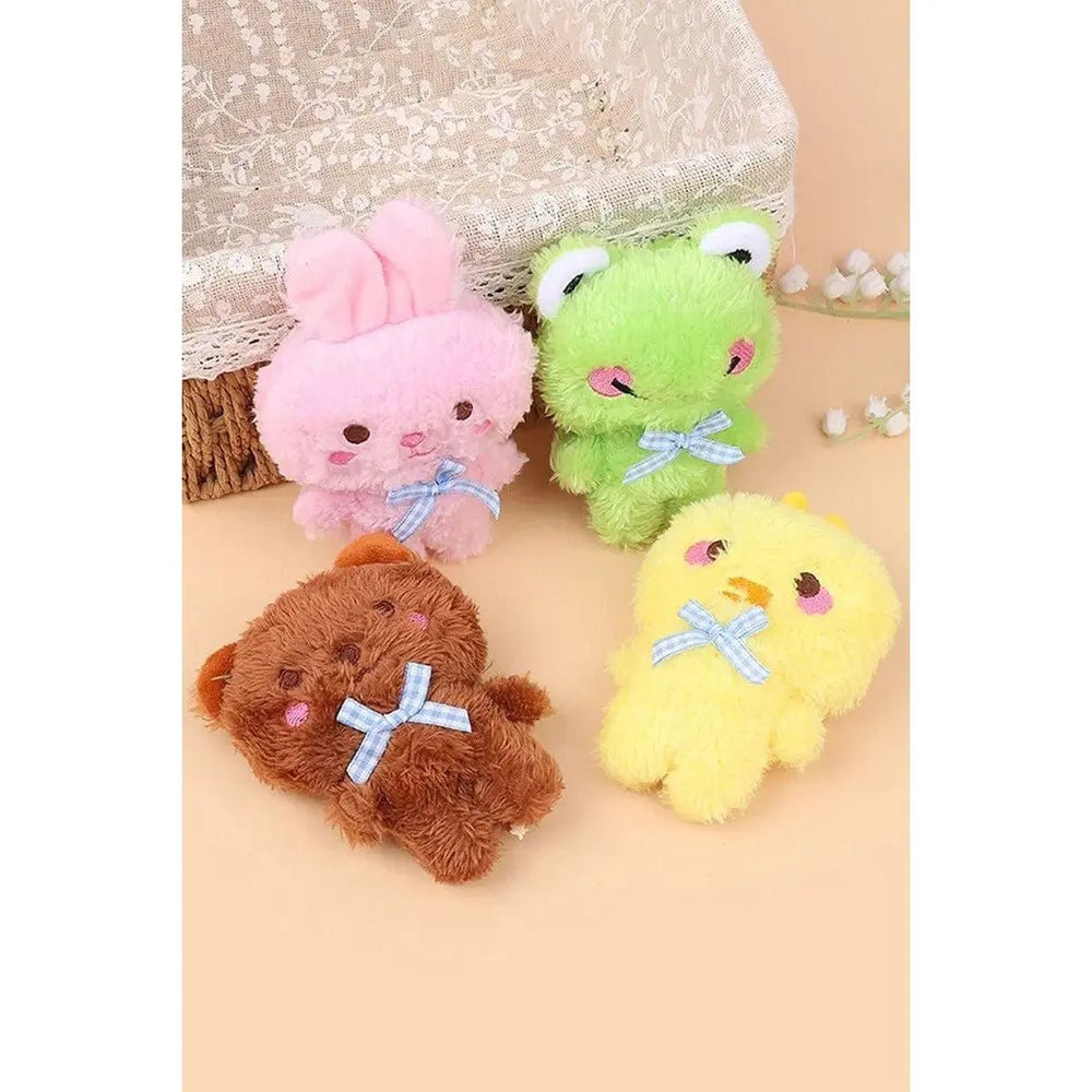 Animal Fuzzy Teddy Faux Fur Key Chain - LECCE