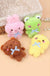 Animal Fuzzy Teddy Faux Fur Key Chain - LECCE