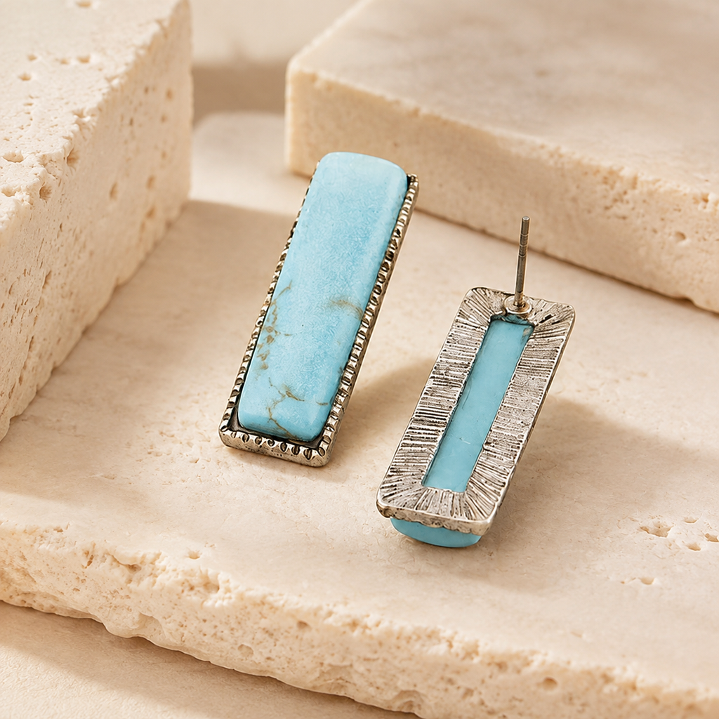 Antique Stone Earrings