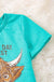 Aqua Highland Cow Printed Boys Tee - shirt - LECCE