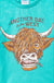 Aqua Highland Cow Printed Boys Tee - shirt - LECCE