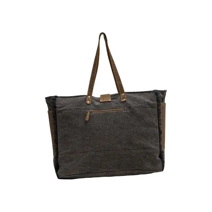 Asher Canvas And Hairon Bag - LECCE
