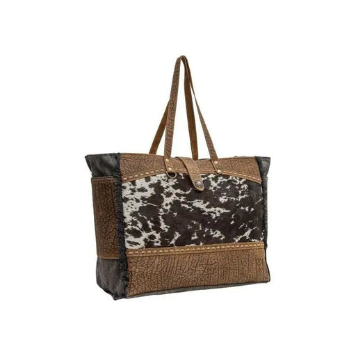Asher Canvas And Hairon Bag - LECCE
