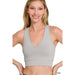 Athletic Racerback Cropped Tank Top - LECCE