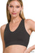 Athletic Racerback Cropped Tank Top - LECCE
