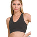 Athletic Racerback Cropped Tank Top - LECCE