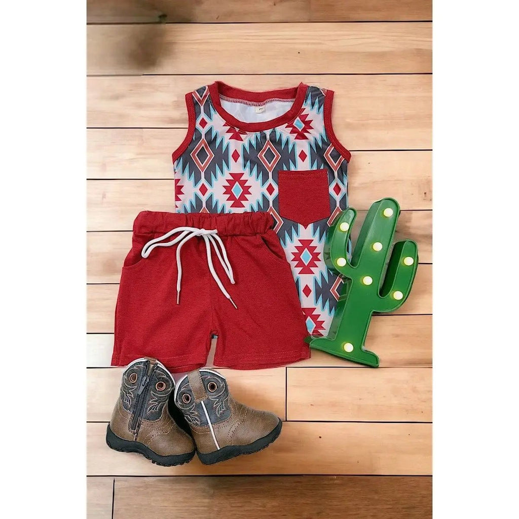 Conjunto niño azteca