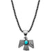 Aztec Gemstone Thunderbird Navajo Pearl Necklace - LECCE