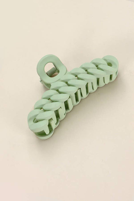 Large Matte Chain Hair claw Clips