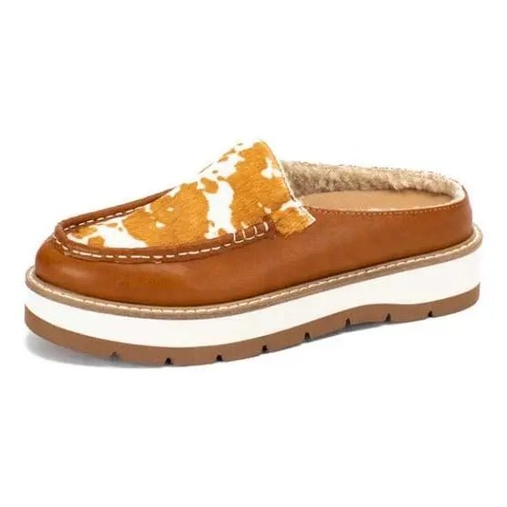 Backless Faux - Fur - Lined Loafers - LECCE