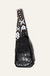 Aztec strap leopard print crossbody sling bag on soft white background