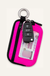 Journey Clippable ID Wallet Pouch - Compact Travel Organizer with Keychain Clip on soft white background