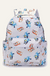 Kids Character Printed Backpack on soft white background