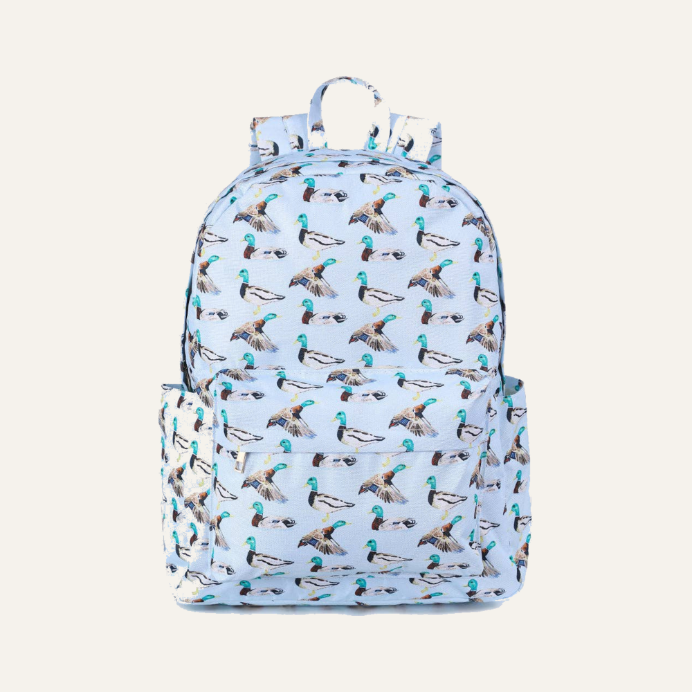Duck Hunting Kids Canvas Backpack
