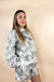 Baggy Camo Print Pullover & Drawstring Shorts Set - LECCE