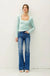 BASIC SQUARE NECK LONG SLEEVE TOP - LECCE
