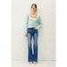 BASIC SQUARE NECK LONG SLEEVE TOP - LECCE