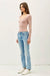 BASIC SQUARE NECK LONG SLEEVE TOP - LECCE