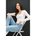 BASIC SQUARE NECK LONG SLEEVE TOP - LECCE