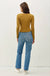 BASIC SQUARE NECK LONG SLEEVE TOP - LECCE