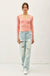 BASIC SQUARE NECK LONG SLEEVE TOP - LECCE
