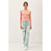 BASIC SQUARE NECK LONG SLEEVE TOP - LECCE