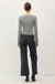 BASIC SQUARE NECK LONG SLEEVE TOP - LECCE