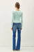BASIC SQUARE NECK LONG SLEEVE TOP - LECCE