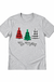 Be Merry Plaid Christmas Tree centered smaller on pure white background