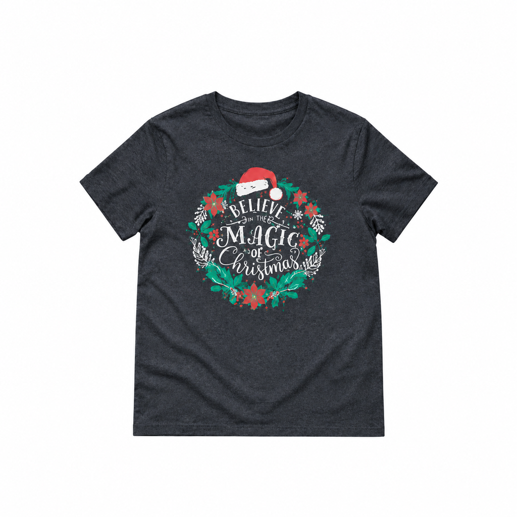 Camiseta Cree en la magia de la Navidad
