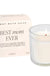 Best Mom Ever Soy Candle - Ribbed Glass Jar with Box - LECCE