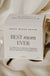 Best Mom Ever Soy Candle - Ribbed Glass Jar with Box - LECCE