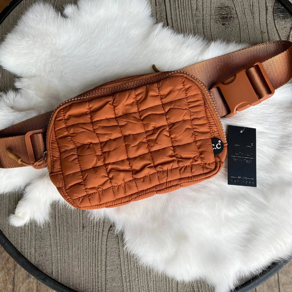 BGS0064 Tina Puffer Quilted Fanny Pack - LECCE