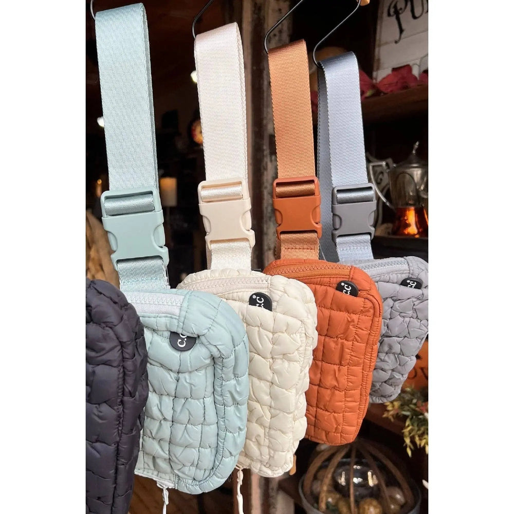 BGS0064 Tina Puffer Quilted Fanny Pack - LECCE