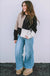 Black Colorblock Textured Knit Top - LECCE
