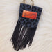 Black Fringe Pocket Freshie - LECCE
