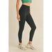 Black High Rise Leggings - LECCE