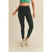 Black High Rise Leggings - LECCE