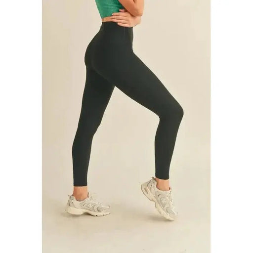 Black High Rise Leggings - LECCE