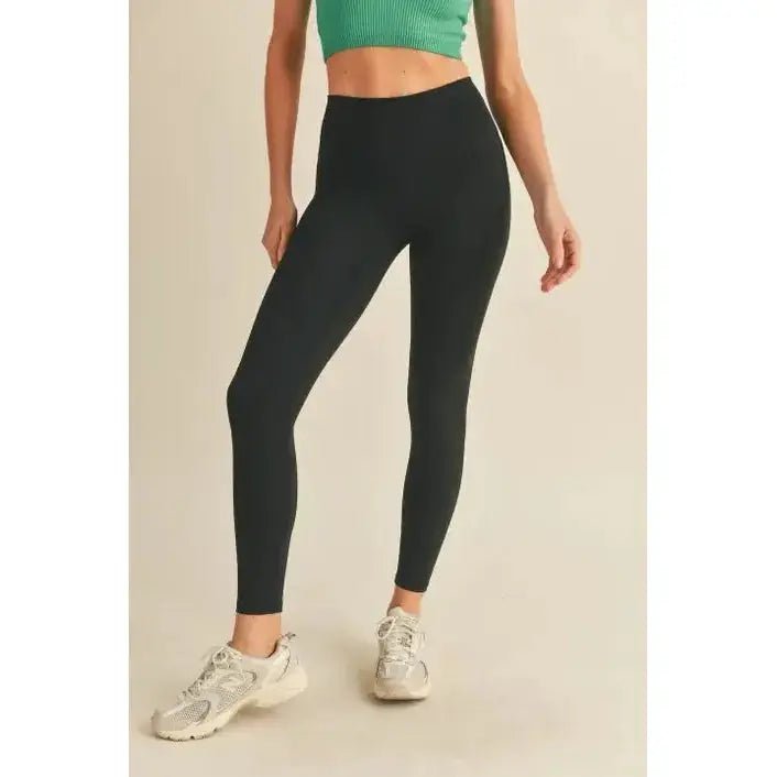 Black High Rise Leggings