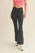 Black High Waist Crossover Flare Legging - LECCE