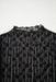 Black Sheer Floral Lace Long Sleeve Top - LECCE