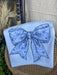 Blue Floral Bow - LECCE